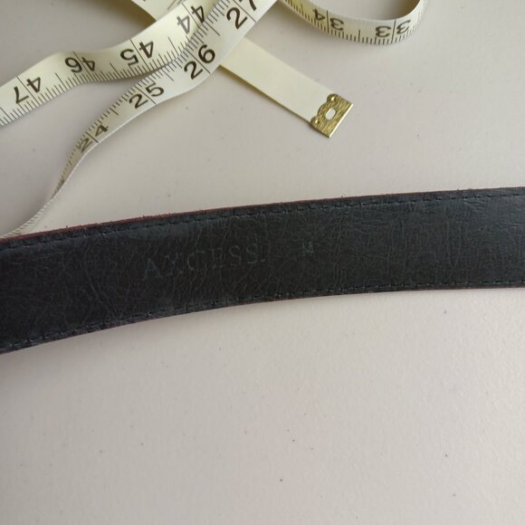Vintage Burgundy Suede Belt, 28 - 31", Medium - Picture 8 of 8